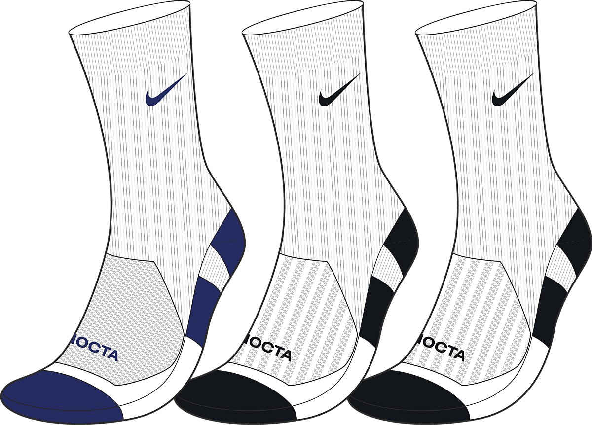 U SNKR SOX CREW 3PR 160 RACING  Front Line Art